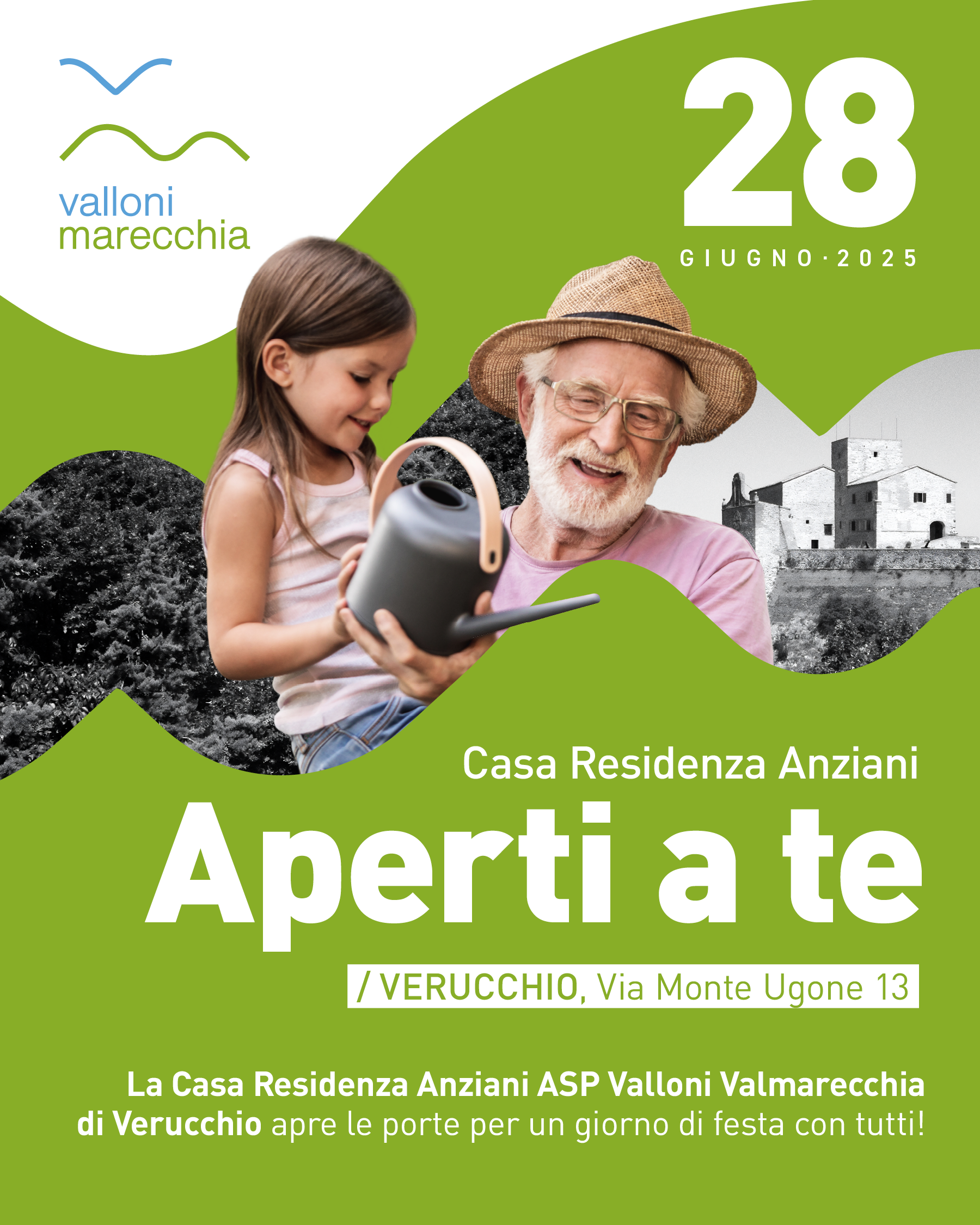 Sabato 28 giugno open day alla Casa Residenza Anziani di Verucchio